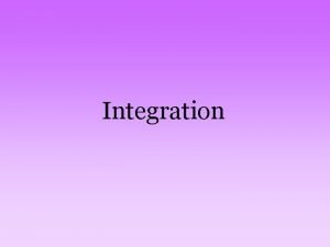 Integration What does integration mean Antiderivatives of a