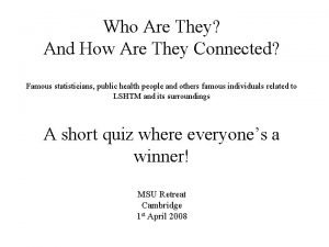 How are they connected?