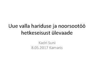 Haridus ja noorsooamet