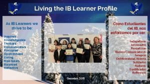 The ib learner profile