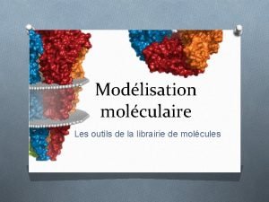 Librairie de molécules