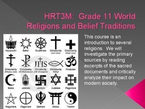 World religions grade 11
