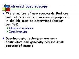 Ir spectra chart