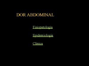 Epidemiologia