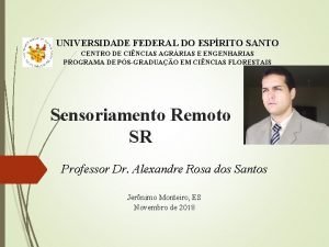 UNIVERSIDADE FEDERAL DO ESPRITO SANTO CENTRO DE CINCIAS