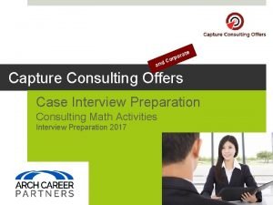 rate and po Cor Capture Consulting Offers Case