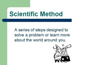 A series of steps designed to solve a problem