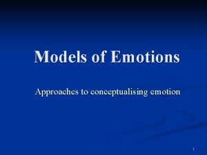 Emotions and moods