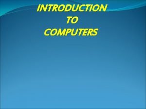 Program definition in computer