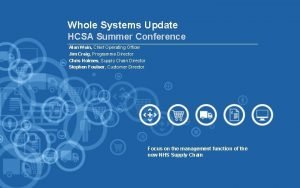 Hcsa conference