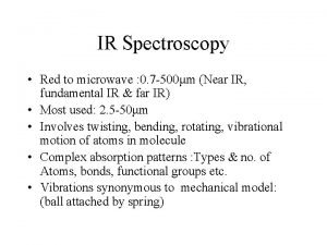 Ir spectroscopy