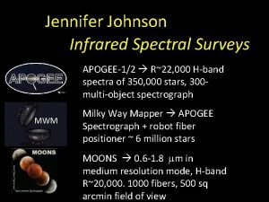 JJennifer Johnson Infrared Spectral Surveys APOGEE12 R22 000