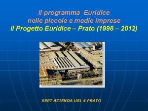 Il programma Euridice nelle piccole e medie imprese