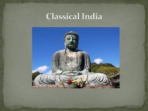 Classical india geography
