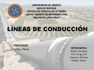 UNIVERSIDAD DE ORIENTE NCLEO BOLVAR ESCUELA DE CIENCIAS