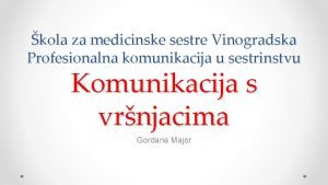 škola za medicinske sestre vinogradska škola za medicinske sestre vinogradska