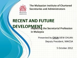Institute of chartered secretaries and administrators