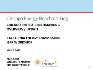Chicago energy benchmarking