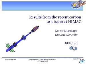 Results from the recent carbon test beam at