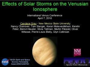 Effects of Solar Storms on the Venusian Ionosphere
