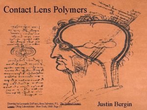 Contact lens drawing