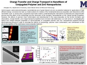 Charge Transfer and Charge Transport in Nanofibers of