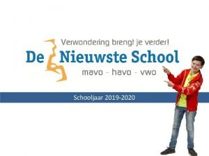Schooljaar 2019 2020 Voorstellen Marieke van den Hurk
