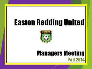 Easton redding united Easton redding united