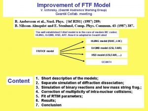 Ftf model