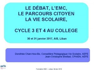 Exemple diaporama oral brevet parcours citoyen