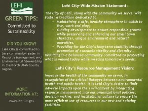 Lehi city waste management