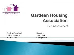 Gardeen housing association