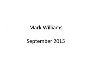 Mark Williams September 2015 Female Genital Mutilation FGM