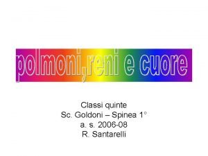 Classi quinte Sc Goldoni Spinea 1 a s