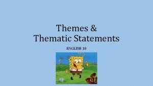 Theme statement example