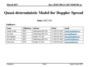March 2017 doc IEEE 802 11 20170268 00