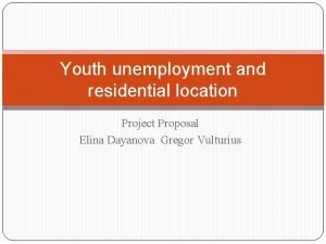 Project proposal for unemployed youth