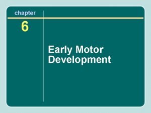 Rate limiters in motor development