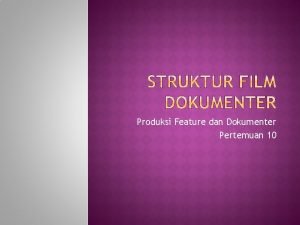 Film feature adalah