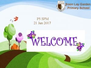 Boon lay garden primary school principal