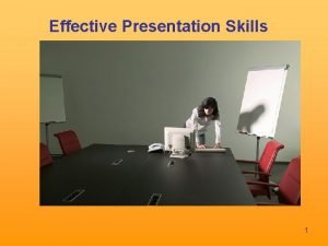 Why presentation skills training