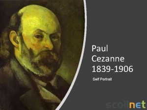 Paul Cezanne 1839 1906 Self Portrait 1 Paul