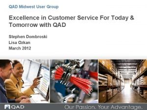 Qad midwest user group