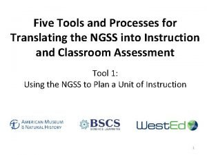 Five Tools and Processes for Translating the NGSS