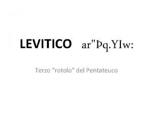 Levitico 1830
