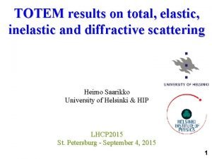 TOTEM results on total elastic inelastic and diffractive
