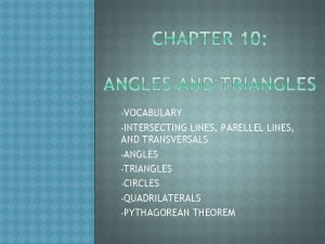 Parellel angles Parellel angles