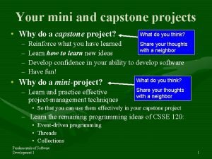 Mini capstone project