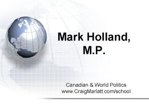 Mark holland canada