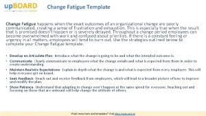 Fatigue template Fatigue template